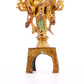 A serene gilt bronze statue of Guanyin