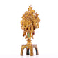 A serene gilt bronze statue of Guanyin