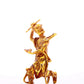 A serene gilt bronze figure