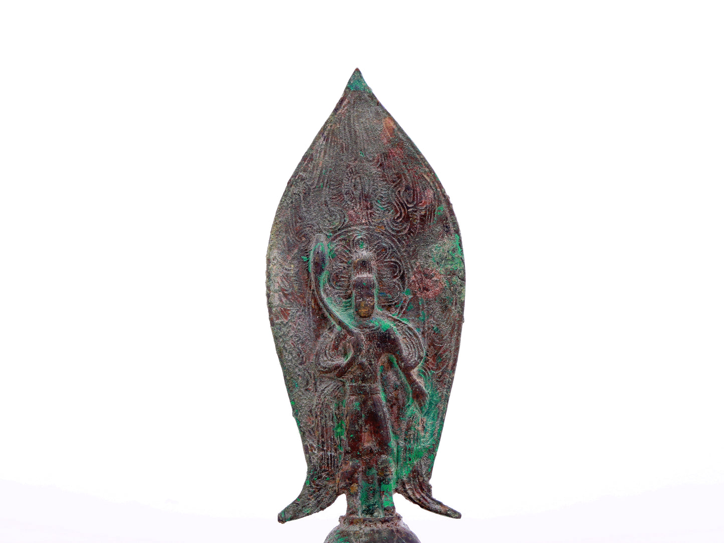 A bronze figure