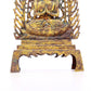 A serene gilt bronze statue of Bodhisattva