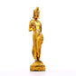 A serene gilt bronze statue of Bodhisattva