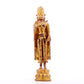 A solemn gilt bronze statue of Tathagata