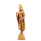 A solemn gilt bronze statue of Tathagata