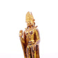 A solemn gilt bronze statue of Tathagata