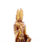 A solemn gilt bronze statue of Tathagata