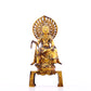 A serene gilt bronze statue of Bodhisattva