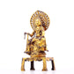 A serene gilt bronze statue of Bodhisattva