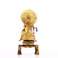 A serene gilt bronze statue of Bodhisattva