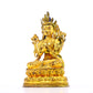 A serene gilt bronze statue of Bodhisattva