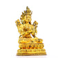 A serene gilt bronze statue of Bodhisattva