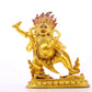 A serene gilt bronze Vajra statue