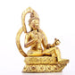 A solemn gilt bronze statue of Tara