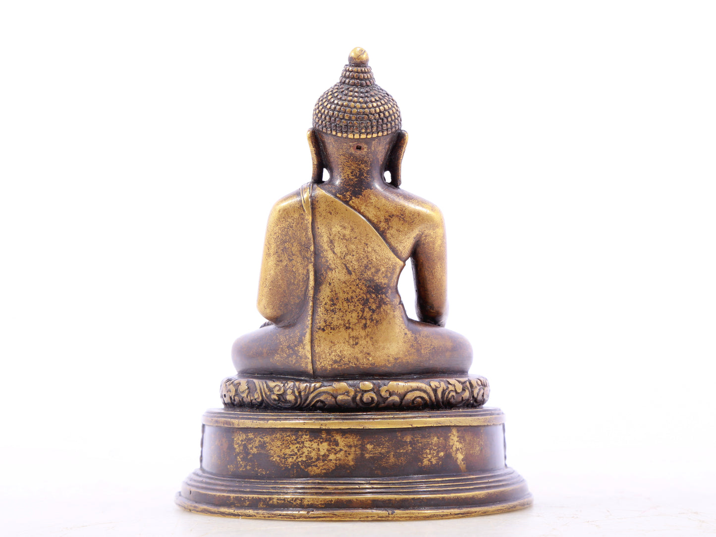 A serene alloy bronze Gautama Buddha