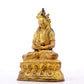 A serene gilt bronze statue of Amitayus Buddha