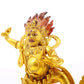 A serene gilt bronze Vajra statue