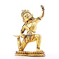 A serene gilt bronze Vajra statue