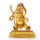 A serene gilt bronze Vajra statue