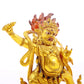 A serene gilt bronze Vajra statue