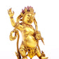 A serene gilt bronze Vajra statue