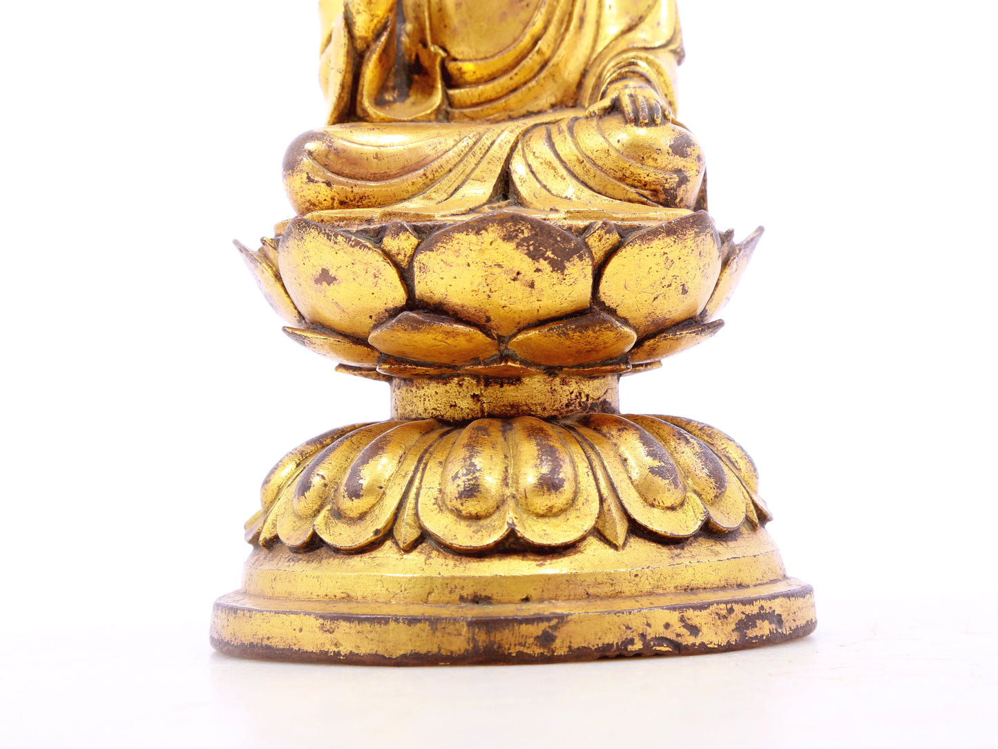 A serene alloy bronze Gautama Buddha