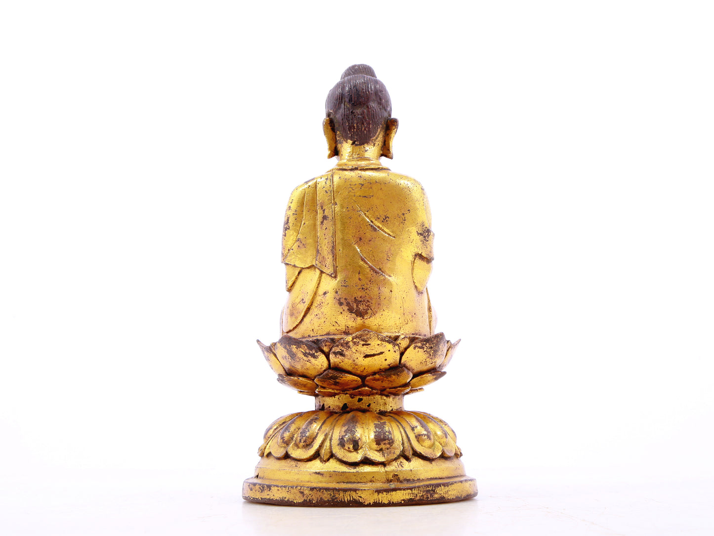 A serene alloy bronze Gautama Buddha