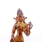 A serene gilt bronze statue of Tara