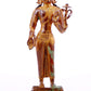 A serene gilt bronze statue of Tara