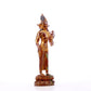 A serene gilt bronze statue of Tara