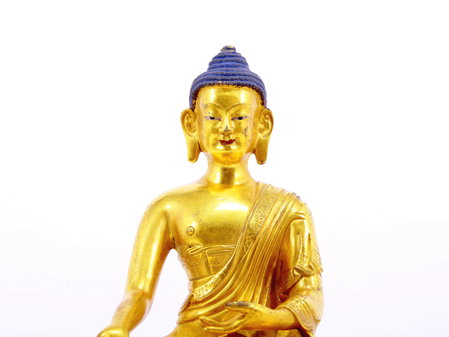 A serene alloy bronze Gautama Buddha