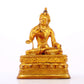 A serene gilt bronze statue of Bodhisattva