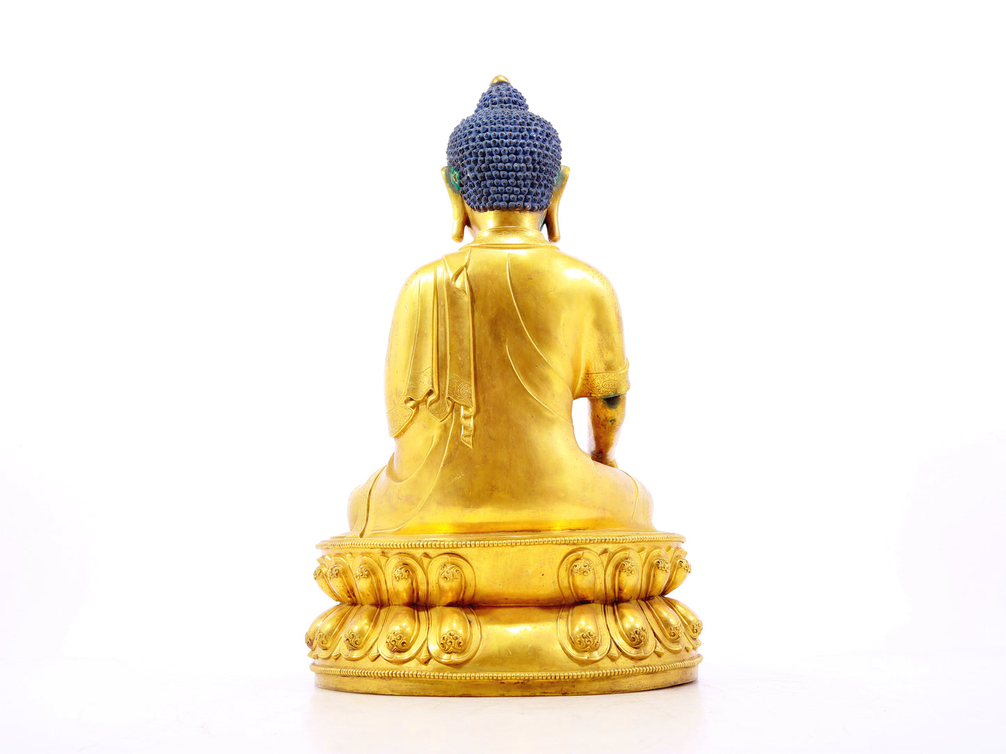 A serene alloy bronze Gautama Buddha