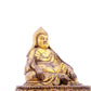 A serene gilt bronze statue of Tsongkhapa