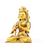 A serene gilt bronze statue of Bodhisattva