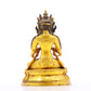 A serene gilt bronze statue of Bodhisattva