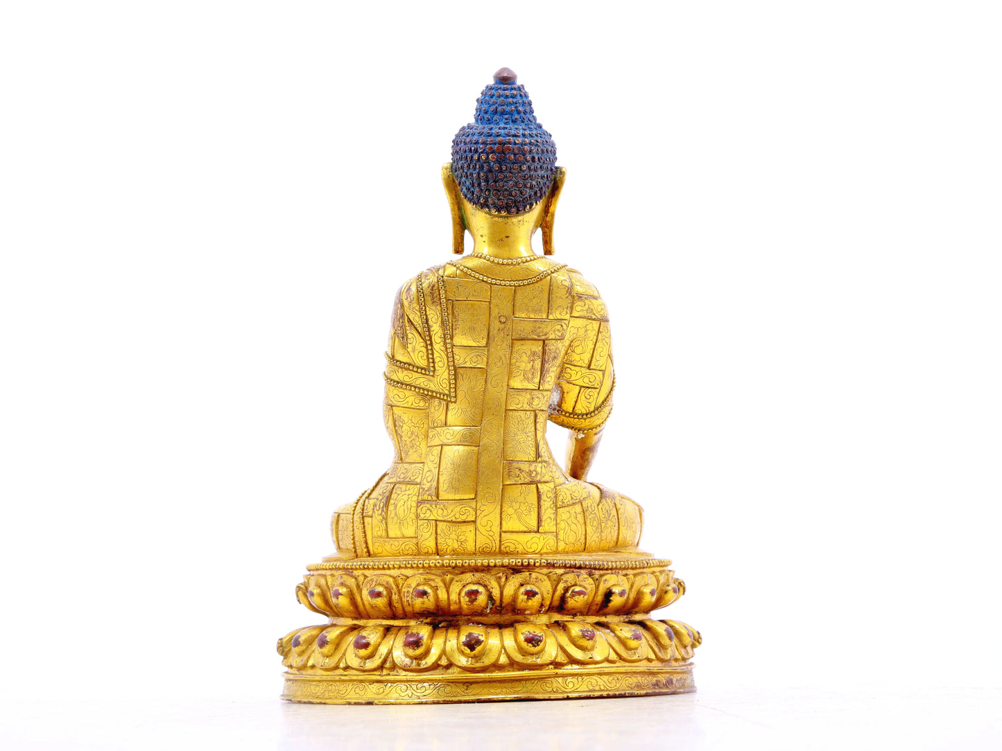 A serene alloy bronze Gautama Buddha