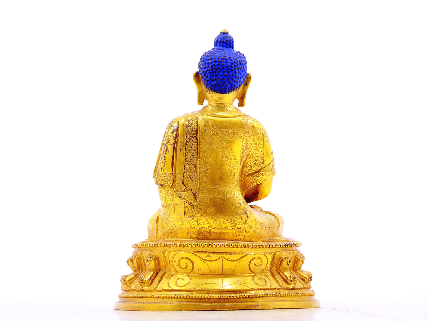 A serene alloy bronze Gautama Buddha