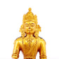 A serene gilt bronze statue of Bodhisattva