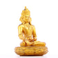 A serene gilt bronze statue of Bodhisattva