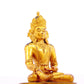 A serene gilt bronze statue of Bodhisattva