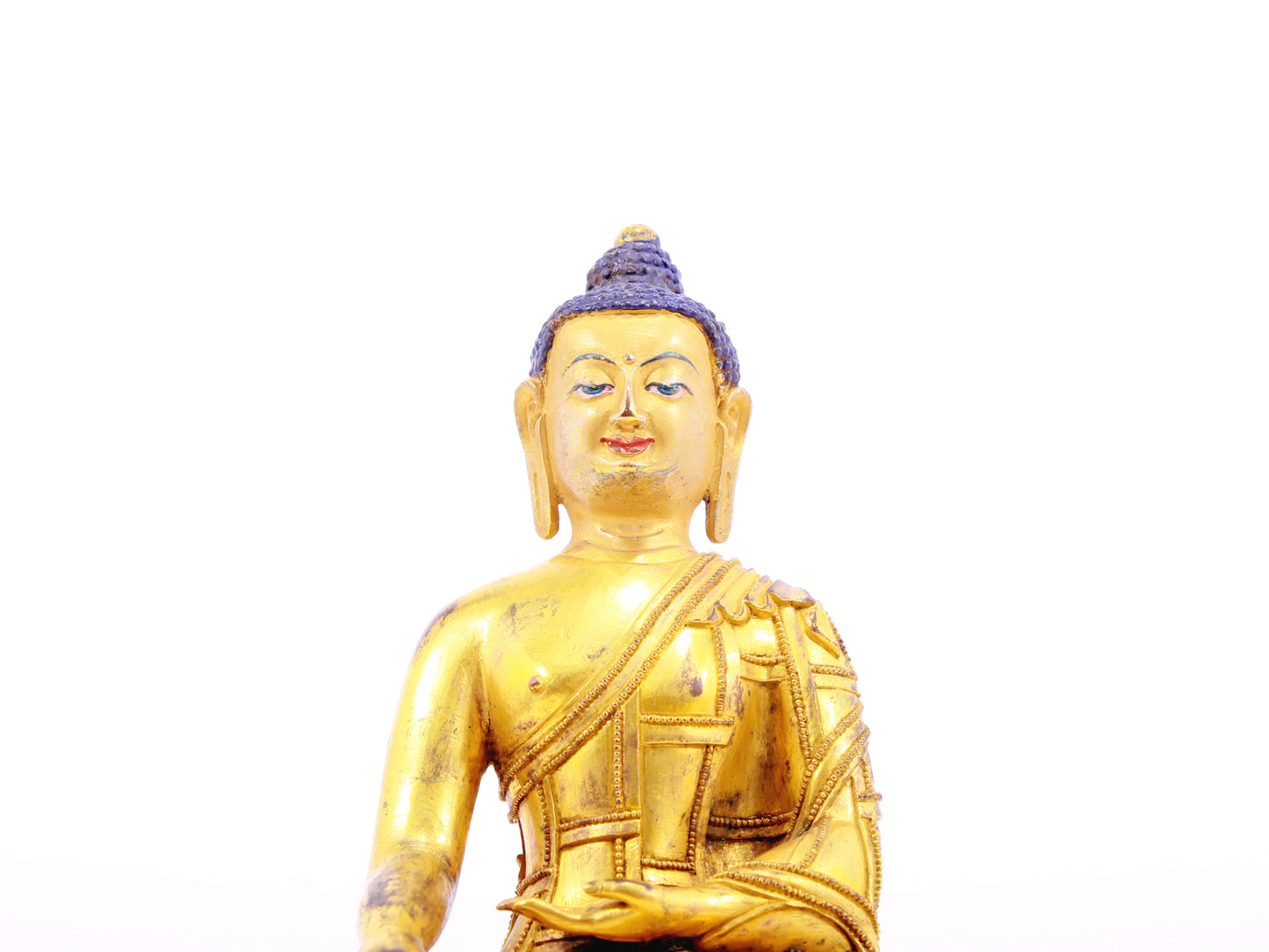 A serene alloy bronze Gautama Buddha