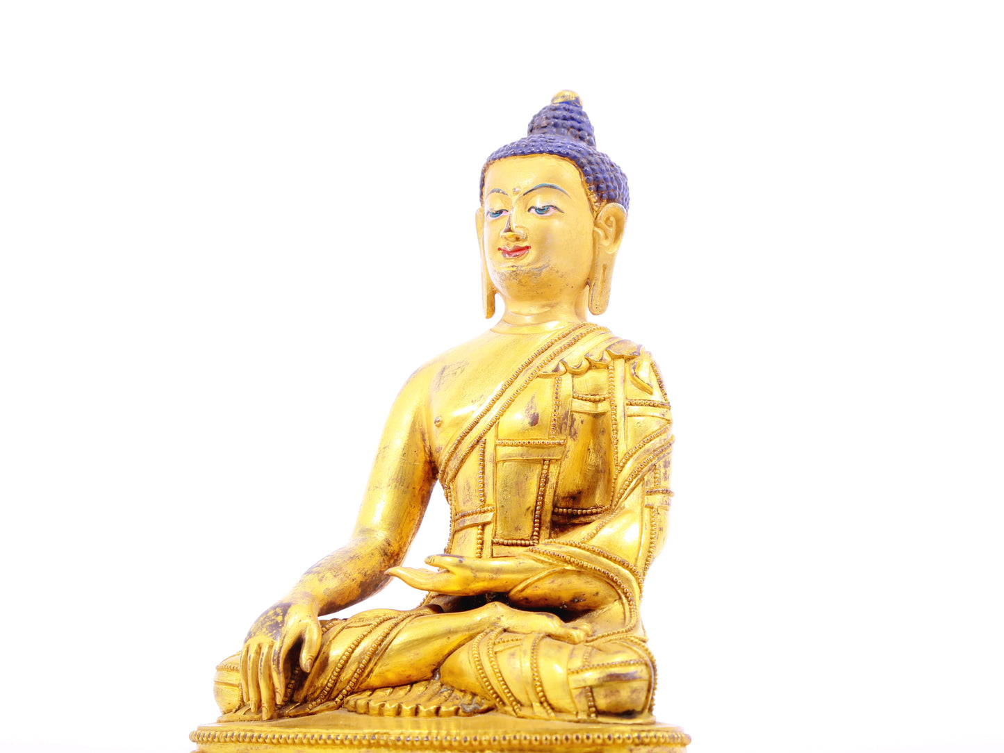 A serene alloy bronze Gautama Buddha