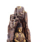 A serene gilt bronze statue of Guanyin