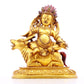 A serene gilt bronze Vajra statue