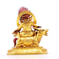 A serene gilt bronze Vajra statue