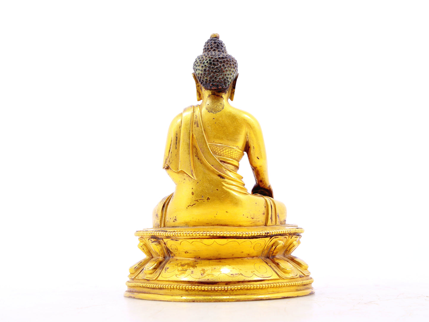 A serene alloy bronze Gautama Buddha