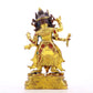 A serene gilt bronze Vajra statue