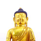 A solemn alloy bronze Gautama Buddha