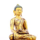 A solemn alloy bronze Gautama Buddha