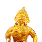 A solemn gilt bronze statue of Bodhisattva